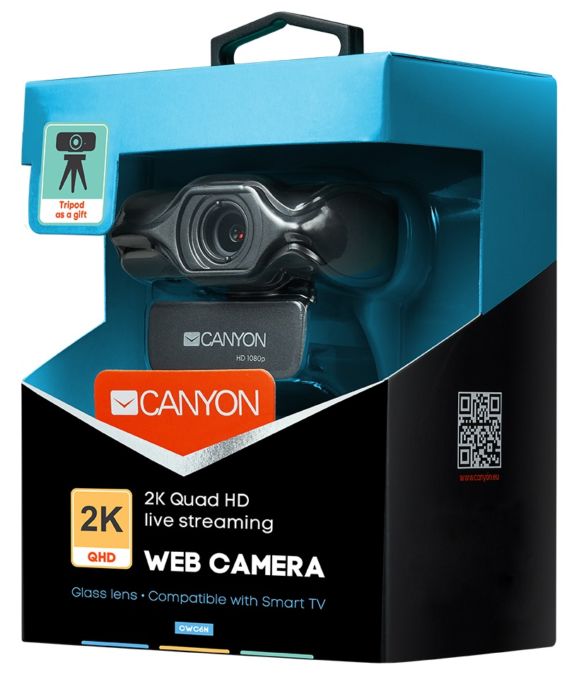 Веб-камера CANYON C6 HD (CNS-CWC6N) · 4