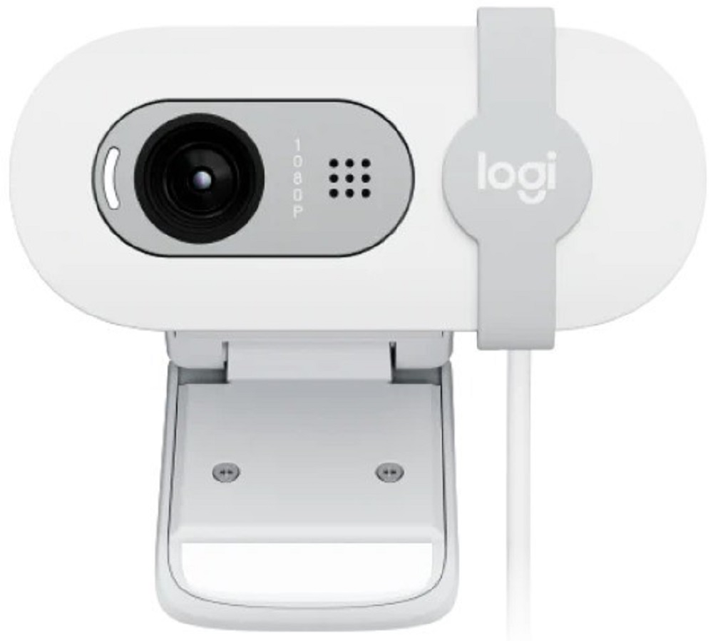 Веб-камера LOGITECH Brio 100 Full HD Webcam Off White (960-001617) в Киеве