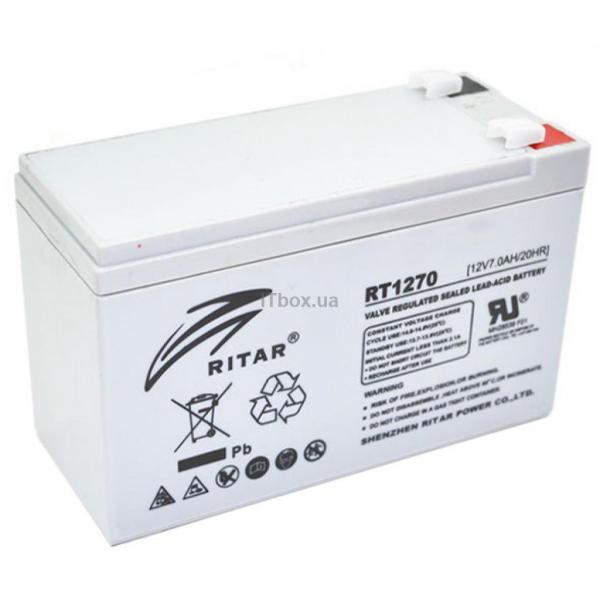 

Аккумуляторная батарея Ritar 12V 7Ah (RT1270) AGM