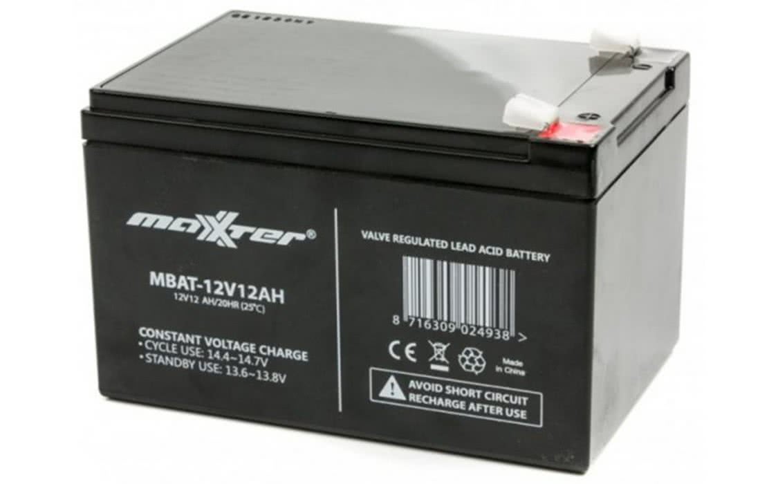 

Аккумуляторная батарея Maxxter 12V 12AH (MBAT-12V12AH) AGM