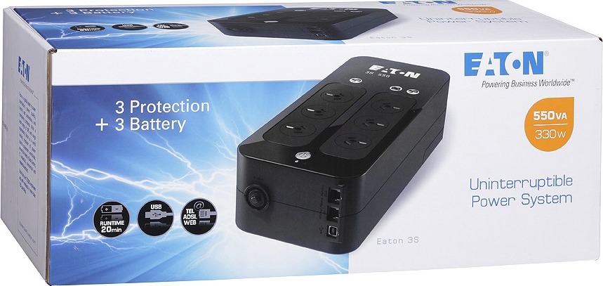 ДБЖ EATON Powerware 3S 550 DIN (3S550DIN) · 3