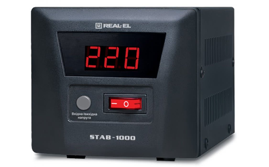 

Стабілізатор REAL-EL STAB-1000