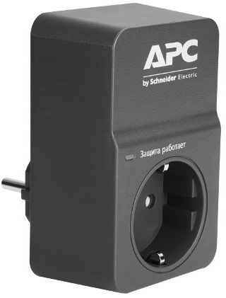 

Сетевой фильтр APC Essential SurgeArrest Black 1 розетка (PM1WB-RS)