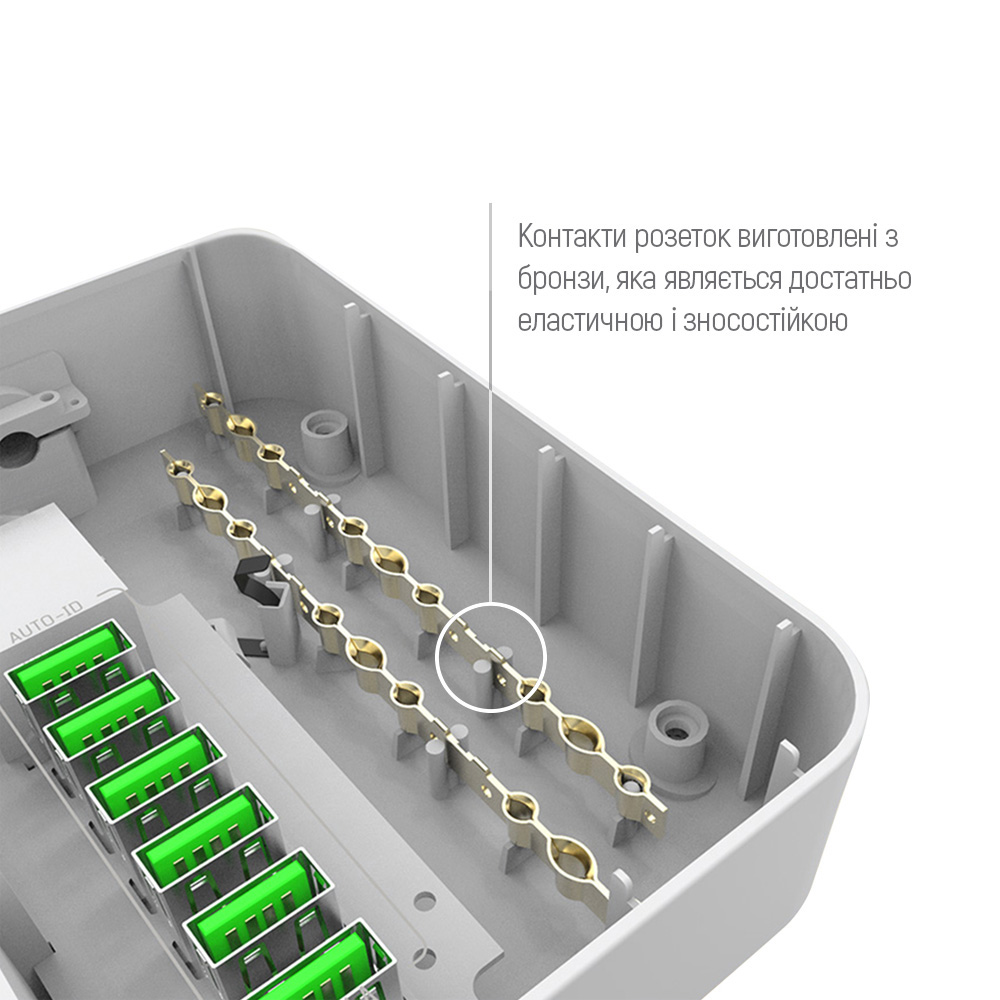 Мережевий фільтр СOLORWAY 3р 1.8 м 6USB Black + LED лампа (CW-CHE36B/CW-DL06FPB-W) · 6