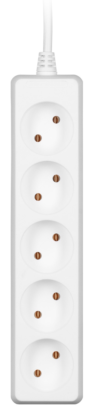 Мережевий подовжувач 2E 5XCEE7/17 5р 1.5м White (2E-U0510M1.5) в Києві