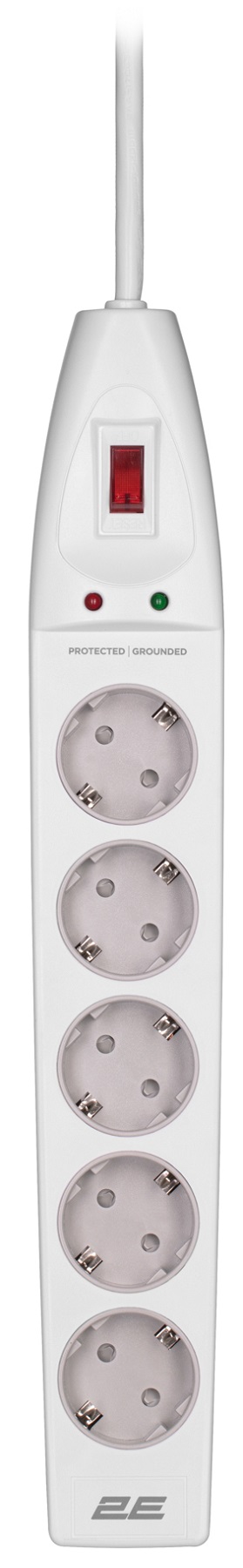 Мережевий фільтр 2E 5р 2м White (2E-SP515M2WH) в Києві