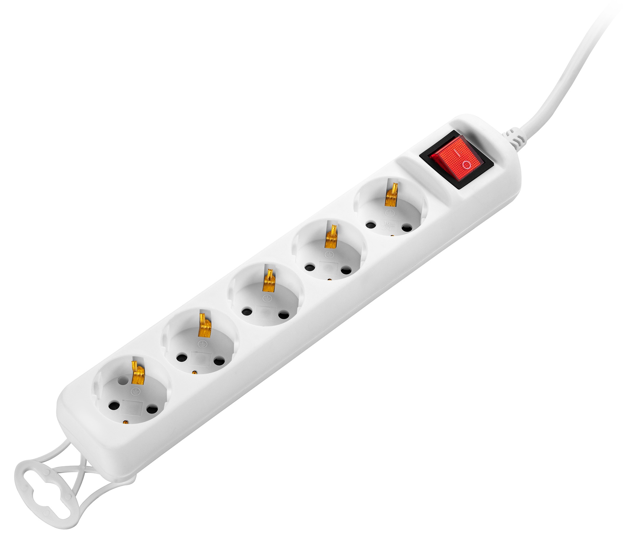 Мережевий подовжувач 2Е 5р 1.5м White (2E-U05ESM1.5) · 3