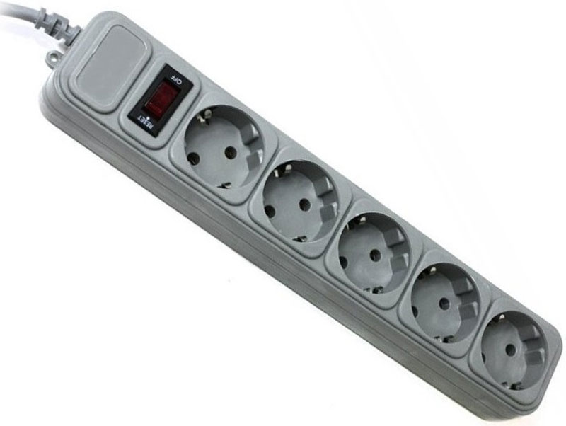 Сетевой фильтр GEMBIRD SPG5-G-10G 5р 3м Grey в Киеве