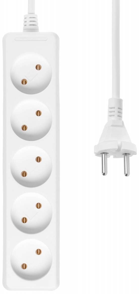 Сетевой удлинитель 2Е 5XCEE7/17 5р 3м White (2E-U05M3) в Киеве