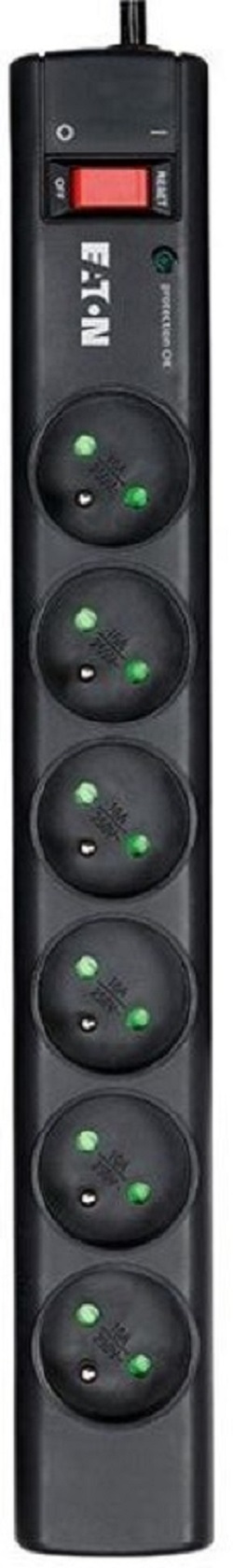 Мережевий фільтр EATON Protection Strip 6р 1м Black (PS6D) в Києві