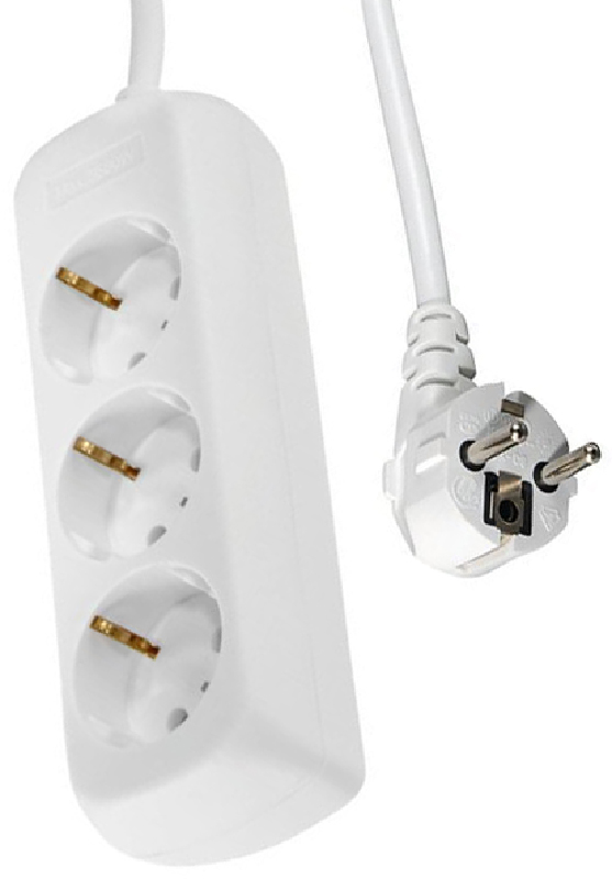 Мережевий подовжувач HAMA 3р 5м White (00108842) в Києві