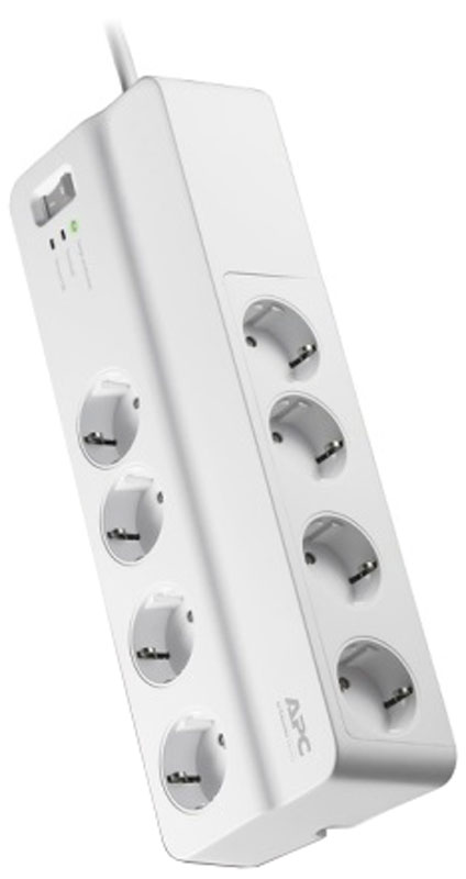 Сетевой фильтр APC Essential SurgeArrest 8р 2м White (PM8-RS) в Киеве