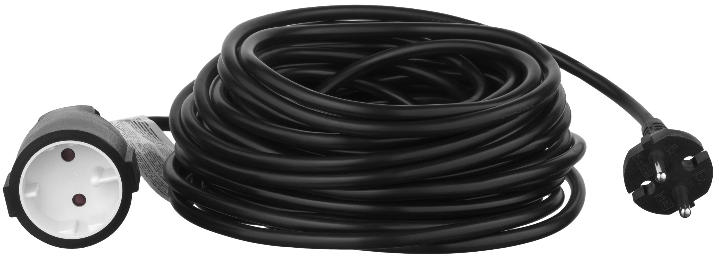 Мережевий подовжувач 2E 2G1.0 1р 15м Black (2E-PC210M15) в Києві