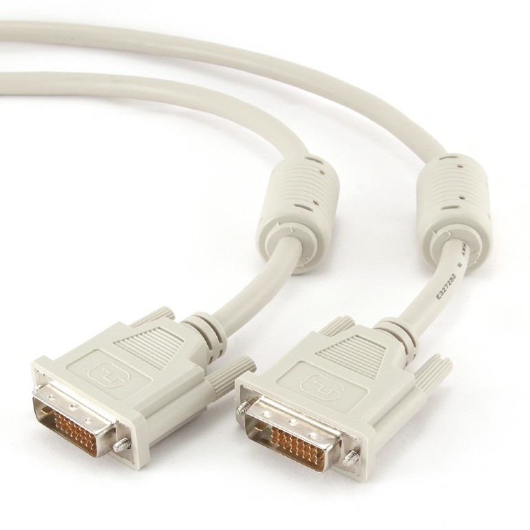 

Кабель Cablexpert DVI Dual Link 24/24 pin 4.5м (CC-DVI2-15)