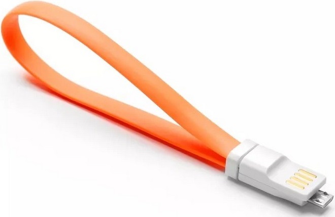 Кабель KingMi Colorful Portable USB 0.2m Orange в Києві