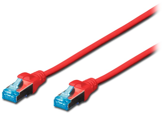 Патч-корд DIGITUS CAT 5e, SF-UTP,3м,  Red (DK-1531-030/R) в Киеве