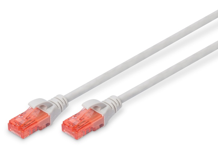 Патч-корд DIGITUS CAT 6 UTP, 0.25м, LSZH, Grey (DK-1617-0025) в Києві