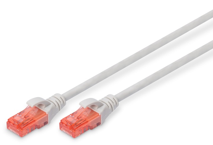 Патч-корд DIGITUS CAT 6 UTP 2м LSZH Grey (DK-1617-020) в Києві