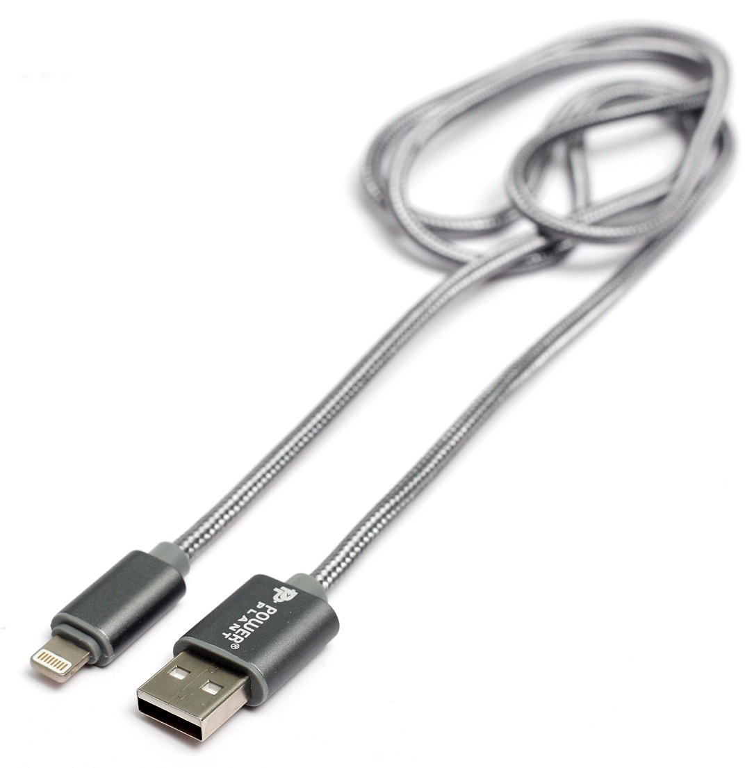 Кабель POWERPLANT Quick Charge USB 2.0 AM – Lightning, 1м (KD00AS1288) в Киеве