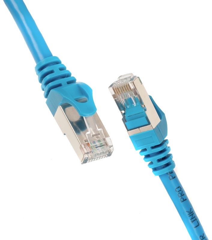 Патч-корд 2E Cat 6,S-FTP RJ45, 4Х2 27AWG ,7/0.14 Cu, 0.50 m, PVC,Blue в Киеве