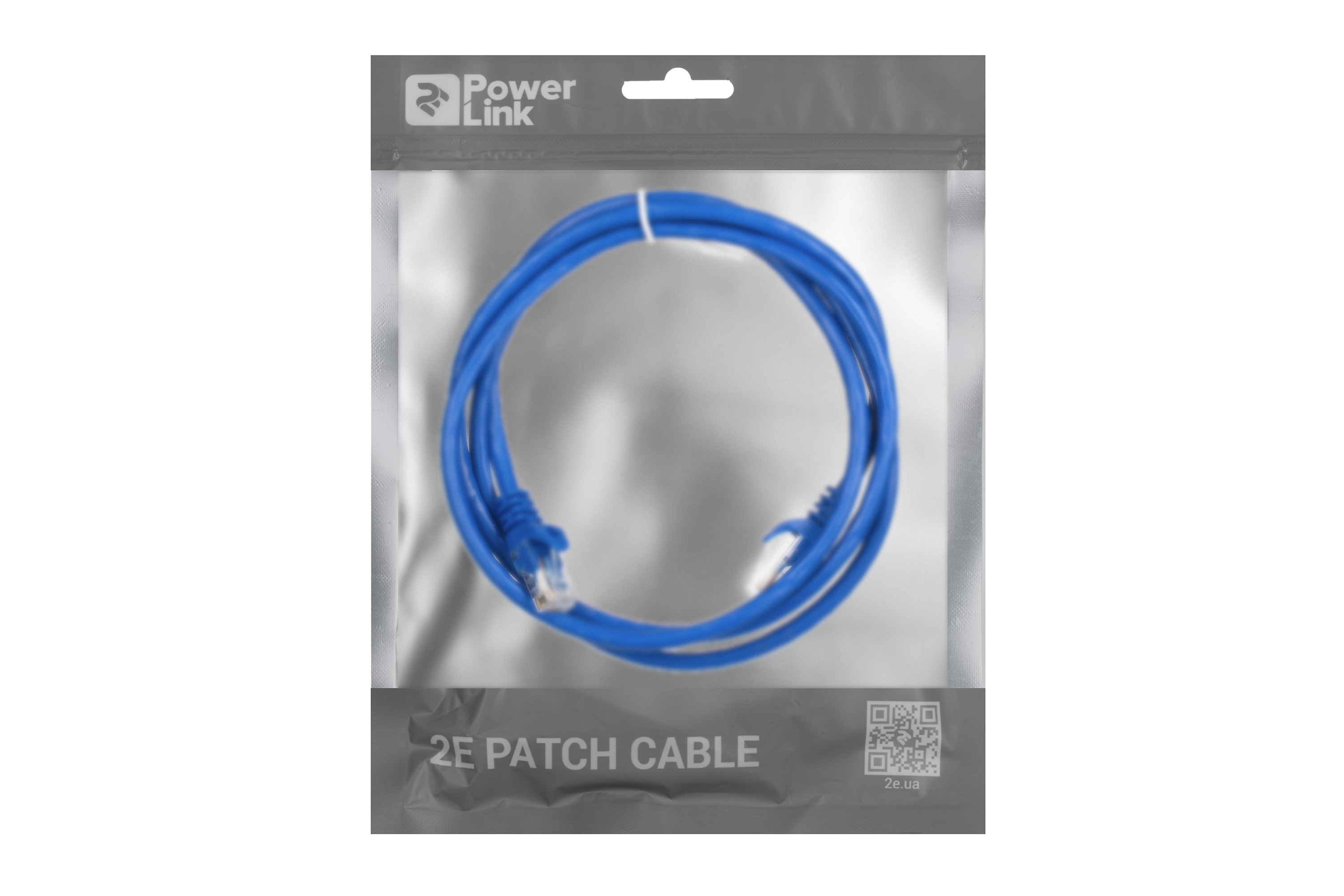 Патч-корд 2E CAT 6,UTP,RJ45, 26AWG ,7/0.16 CU, 1.50 M, PVC,BLUE · 3