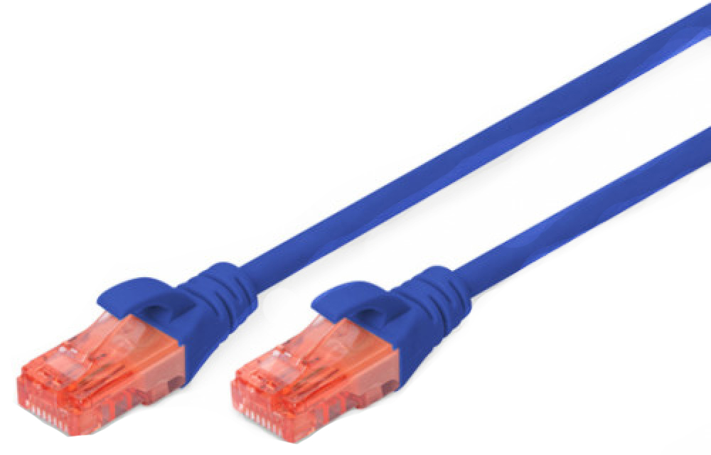 Патч-корд DIGITUS CAT 6 UTP 3m AWG 26/7 Cu LSZH Blue (DK-1617-030/B) в Киеве