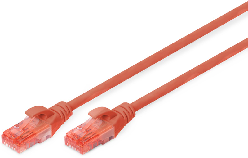 Патч-корд DIGITUS CAT 6 UTP 1m AWG 26/7 Cu LSZH Red (DK-1617-010/R) в Києві