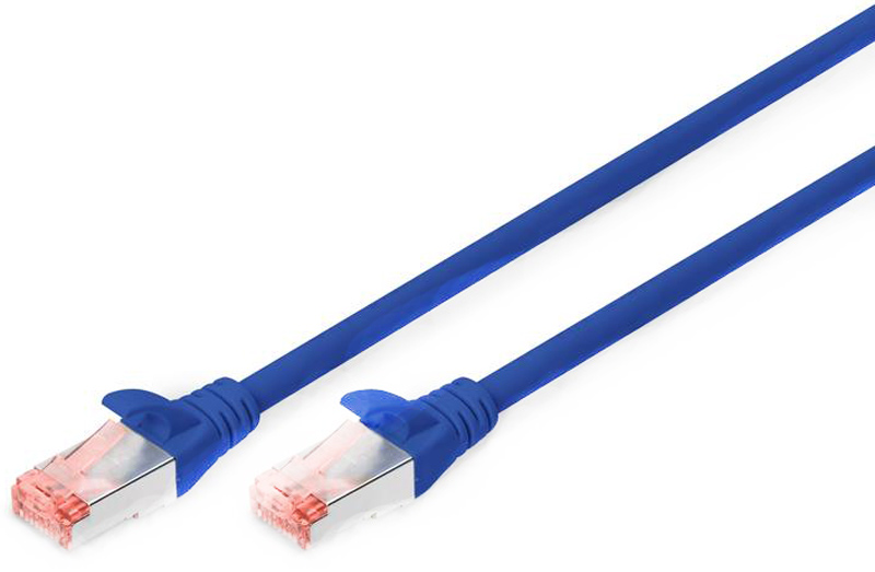 Патч-корд DIGITUS CAT 6 S-FTP 2m AWG 27/7 LSZH Blue (DK-1644-020/B) в Киеве