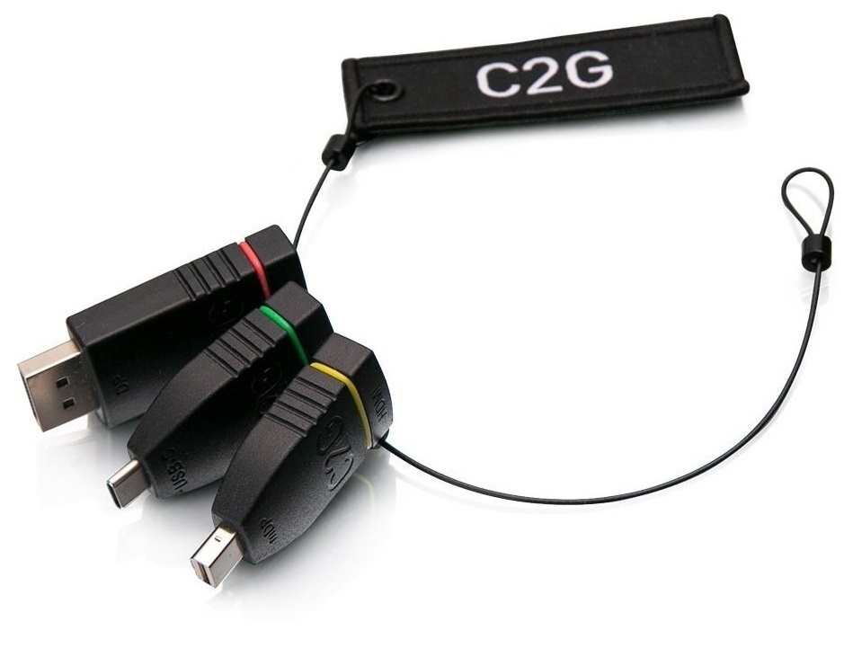 Комплект переходников C2G Adapter Ring HDMI - mini Display Port/Display Port/USB-C (CG84268) в Киеве