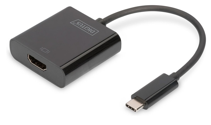 Адаптер DIGITUS USB-C - HDMA UHD 4K, M/F 0.15 м (DA-70852) в Киеве