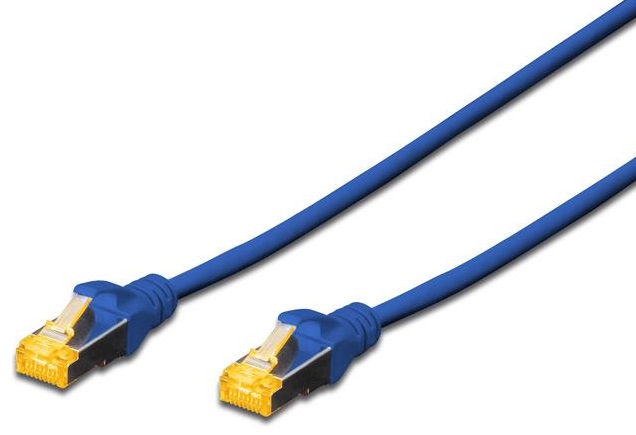 Патч-корд DIGITUS CAT6a S-FTP AWG 26/7 0.5 м Blue (DK-1644-A-005/B) в Киеве
