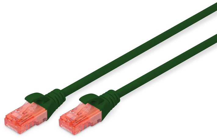 Патч-корд DIGITUS CAT 6 UTP AWG 26/7 10 м Green (DK-1617-100/G) в Києві