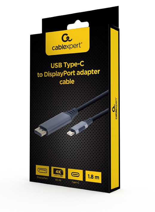 Адаптер CABLEXPERT USB-C - Display Port F (CC-USB3C-DPF-01-6) · 3