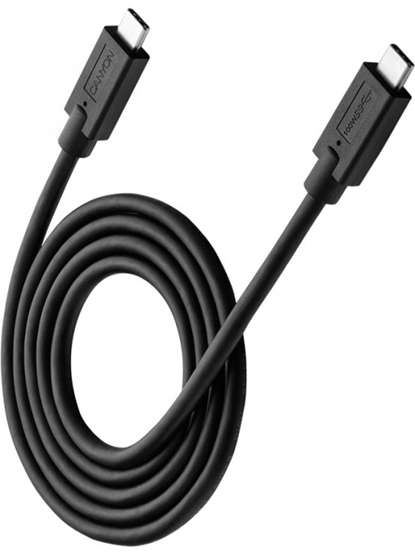 Кабель CANYON UC-9 USB-C to USB-C 1.2 м Black (CNS-USBC9B) в Києві