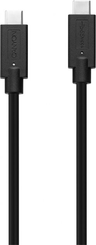 Кабель CANYON UC-9 USB-C to USB-C 1.2 м Black (CNS-USBC9B) · 2