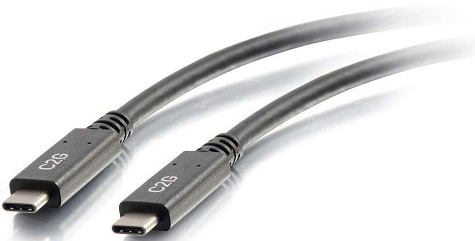 Кабель C2G USB-C 3.1 G2 0.9 м Black (CG88830) в Києві