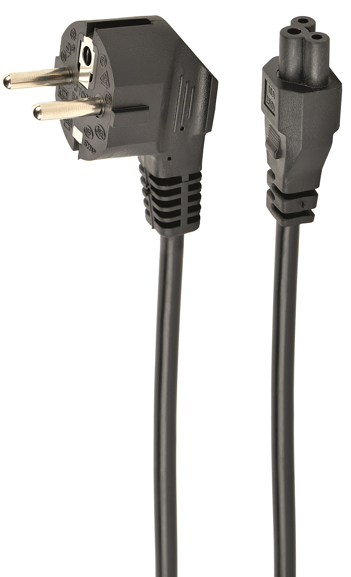 Кабель живлення CABLEXPERT CEE7/7-C5 1 м Black (PC-186-ML12-1M) в Києві