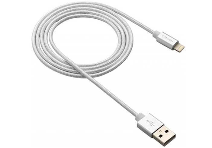 Кабель CANYON MFI-3 Lightning - USB 1 м Black (CNS-MFIC3B) · 2