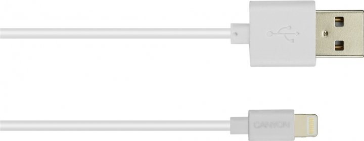 Кабель CANYON MFI-1 Lightning - USB 1 м White (CNS-MFICAB01W) · 4