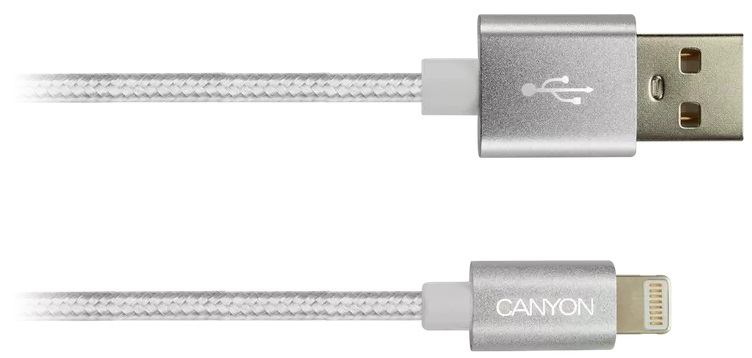 Кабель CANYON CFI-3 Lightning - USB 1 м Black (CNE-CFI3B) · 3