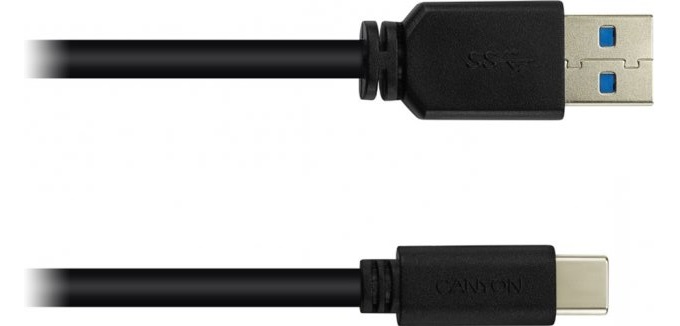 Кабель CANYON UC-4 USB - USB-C 1 м Black (CNE-USBC4B) · 2