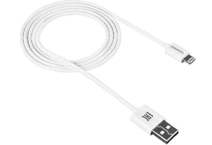Кабель CANYON CFI-1 Lightning - USB 1 м White (CNE-CFI1W) · 2