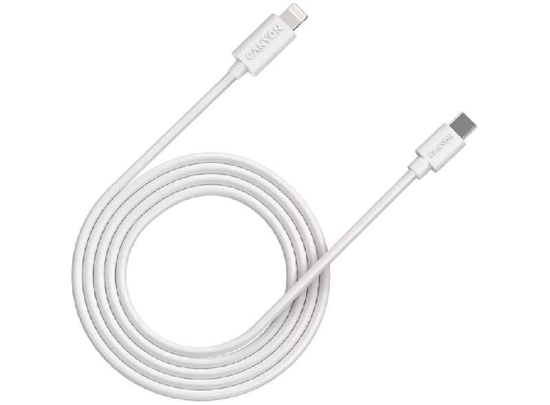 Кабель CANYON CFI-12 USB-C - Lightning 2 м White (CNE-CFI12W) · 4