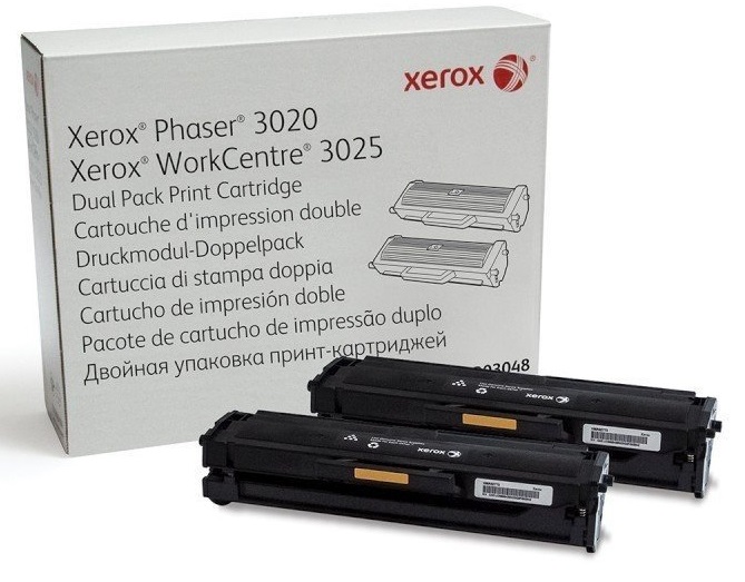 Картридж Xerox PH3020/WC3025 Black (2*1500 стр.) 2шт. (106R03048) в Києві