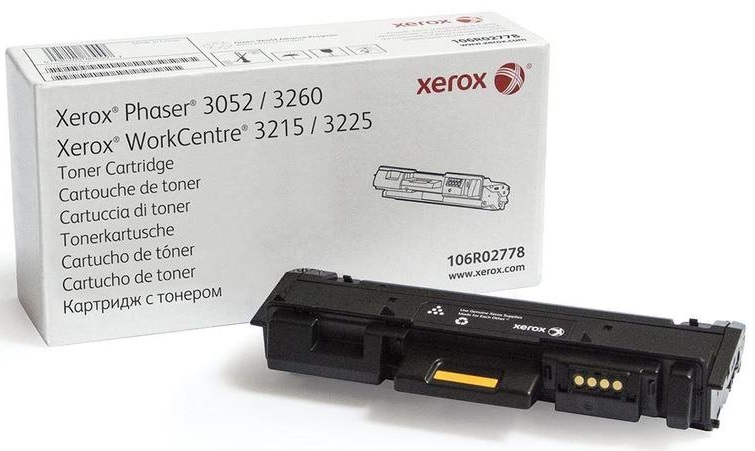 Тонер-картридж Xerox PH3052/3260/WC3215/3225 Black 3000 стр. (106R02778) в Киеве
