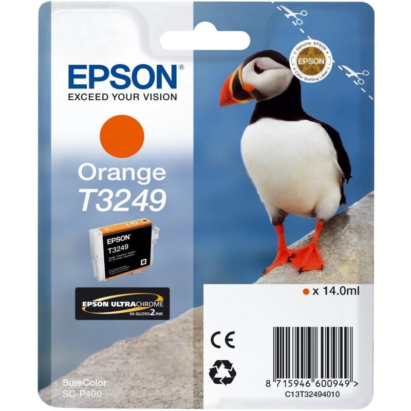 

Картридж Epson T3249 SC-P400 Orange (C13T32494010)