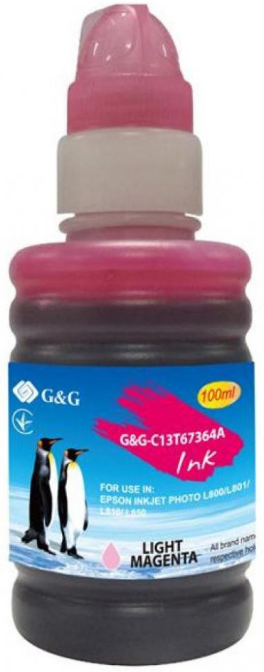 Чернила G&G для Epson L800 light magenta (G&G-C13T67364A) в Киеве