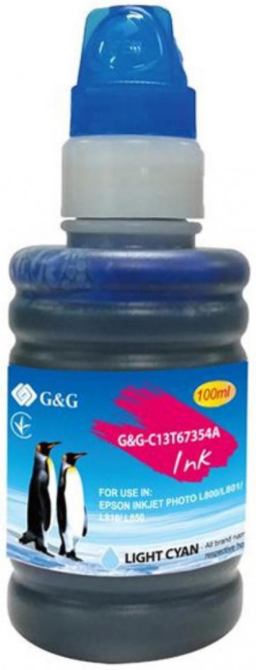 Чернила G&G для Epson L800 light cyan (G&G-C13T67354A) в Киеве