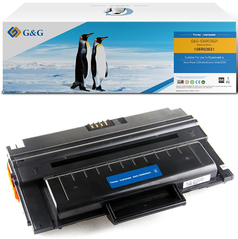 Картридж G&G до Xerox WC3335/3345/PH3330 Black (G&G-106R03621) в Києві