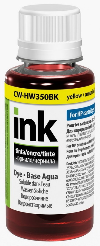 Чернило COLORWAY HP №134/135 100ml Yellow (CW-HW350Y01) в Киеве